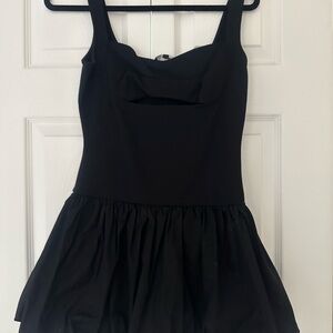 Fashion Nova Black Midi Dress